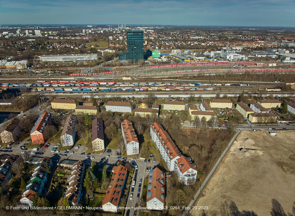 20.02.2023 - Copterfotos und Luftbilder von Berg am Laim